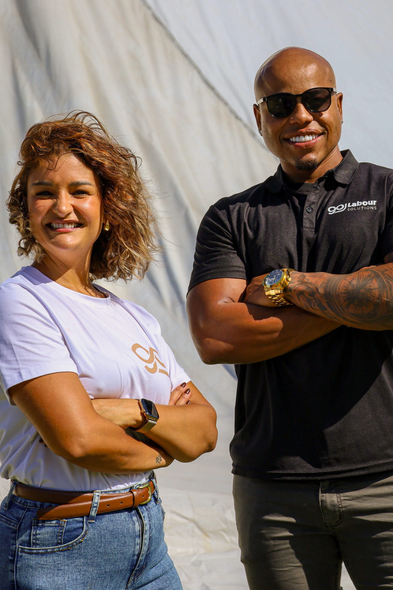 Marco and Raquel, co-founders of GoLabour Solutions